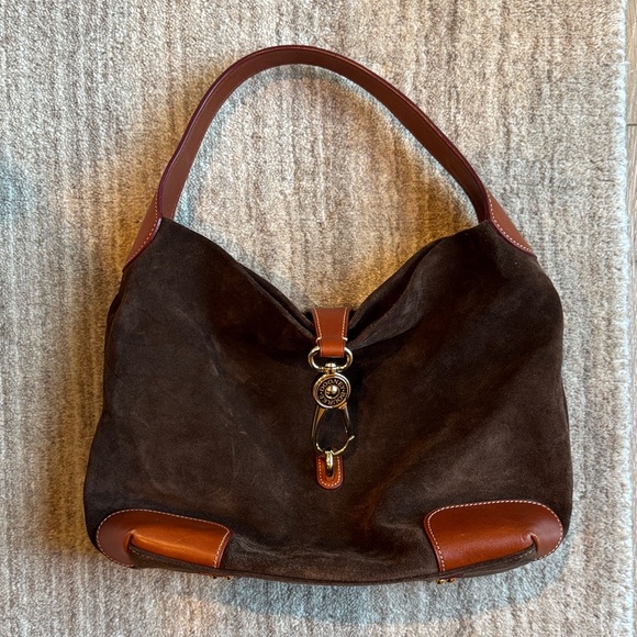 Dooney Bourke Handbags - Dooney Bourke cocoa suede hadbag